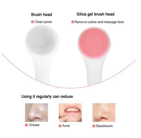 3D Double Sides Multifunctional Silicone Face Cleanser Facial