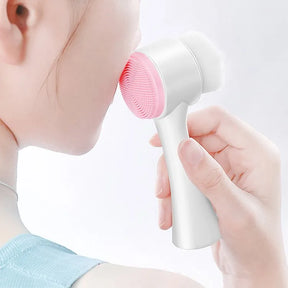 3D Double Sides Multifunctional Silicone Face Cleanser Facial