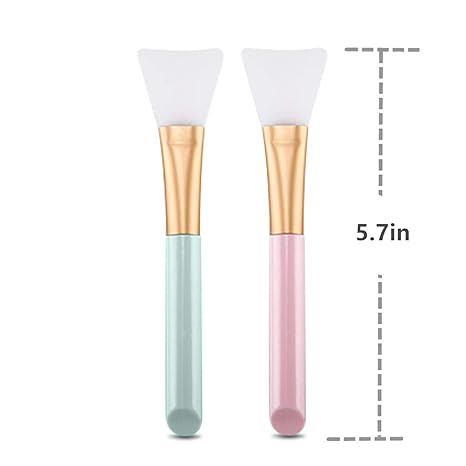 2 PCS Face Mask Beauty Tool Soft Silicone Facial Mud Mask