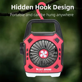 Versatile Camping Lights Outdoor Mini Electric Fan