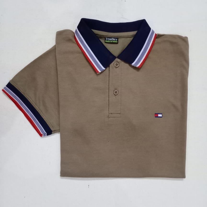 Beige Tommy Hilfiger Polo