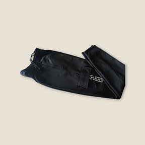 BLACK CARGO STYLE TROUSER