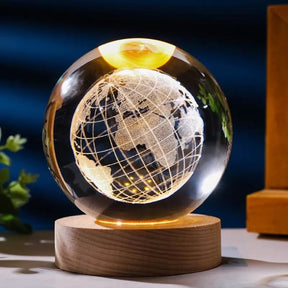 3D CRYSTAL WORLD GLOBE BALL LIGHT