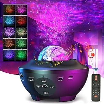 Galaxy Star Projector Lamp Led Universe | Galaxy Star Light Projector. (double Speaker)